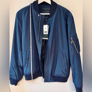 NWT Banana Republic | Water resistant Navy Blue Bomber Jacket Nylon